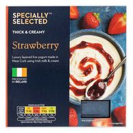 Thick And Creamy Strawberry Yogurt 4x125g Specially Selected